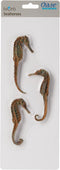 biOrb Seahorse Set of 3, Durable Beige Seahorse Replicas, Aquarium Decorations