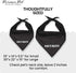 Parisian Pet Quirky Dog Bandana – ‘Security’ Printed Tie-On Neck Kerchief for Dogs, Cats, Puppies – Medium Size