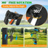 Ckepvo N52 360 4-7", Magnetic Golf Cart Phone Holder Magnets & Rotation,Tool-Free Install for EZGO/Club Car/Yamaha,Fits