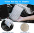 Golf Cart Seat Covers Gray Cooling Ice Silk Blanket for EZGO TXT RXV/Club Car DS Precedent, 4 Pockets for 2-Person Seats