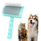 Large Slicker Brush for Dogs & Cats - Extra Long Pin Shedding Brush for Thick Undercoat, 25mm (1"), Green