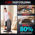 8 660LBS OPPSDECOR Adjustable Basic Weight Bench, Foldable Workout Benches for Home Gym, Backrest Position Exercise
