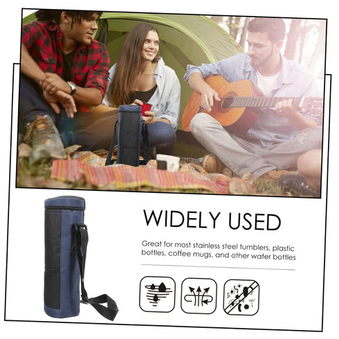 4pcs TOYANDONA Oxford Cloth Insulated Ice Bag for Bottles Versatile Storage for Drinks Outdoor Activities and Travel