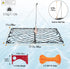 2 Set QualyQualy Castable Crab Trap Kit, Foldable Crabbing Net with Rope & Bait Clip, Crab Snare/Pots/Traps for Blue
