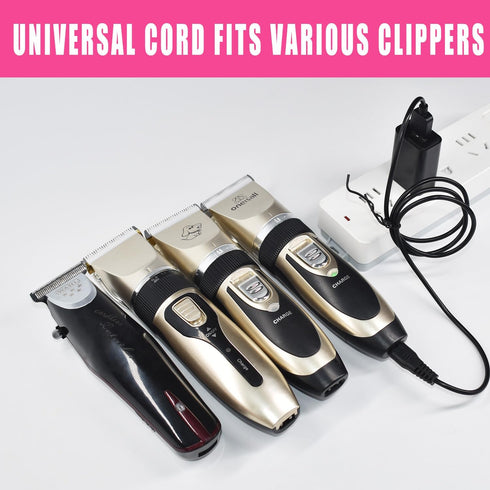 Universal Hair Clipper Charger Cord, Replacement for Electric Clippers, Shavers, Razors, Trimmers, Fits SUPRENT,