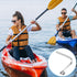 PATIKIL 10 Pack 8x8mm Kayak Paddle Snaps, Steel V Shaped Single Pin Push Button Spring Clips for Camping Awning