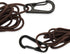 SWATOM Small Mini Carabiner Clip, Tiny Spring Snap Hook Keychains, Micro Carabiners for Paracord EDC, Alloy Key Rings,