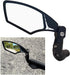 Hafny Bar End Bike Mirror HF-M900LS-FR08, Left Side Silver Glass