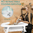 gihusrzx 2 1 3 4 in Dog Bath Tub Dog Washing Station for Bathing and Grooming, Elevated Collapsible Foldable Portable