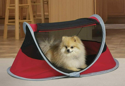 FRISKY FRIENDS Command Kid Co Peapod Portable Indoor Outdoor Travel Bed for Pets and Babies, Kids
