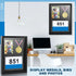 RattanView 3 1 17 12.5 Inch Medal Display Frame Shadow Box in Marathon Medal and Photo Display Frame Case x Black Wood