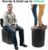 (black-15.7''H) Camping Toilet, Portable Toilet for Adults, Camp Toilet with Handbag, Travel Potty for Camping, Hiking