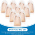 Shappy 12 Pieces Small Aquarium Filter Bags, 150 Micra Fine Filter Media Bags, High Flow Nylon Mesh with Drawstring