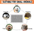 GINIDEAR 24''x47''(for Midwest),10 Count Guinea Pig Bedding, Disposable Guinea Pig Cage Liners, Charcoal Odor