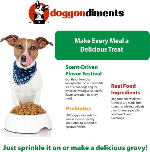 Southern Fried Chicken Flavor Dog Food Topper, Powder, Fun People Food Flavors for Small & Large Breeds