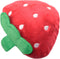 LQ Industrial Exquisitely Crafted Plush Strawberry Toy Pet Supplies Suitable for Pet Chew Scratch