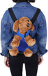 Pet Carrier Backpack, 8 Types Fashionable Pet Dog Five Holes Backpack Front Chest Tote Carrier Net Bag(Dark Blue S) Slings