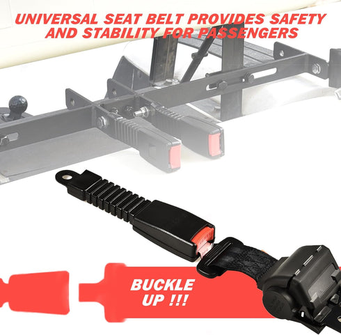 Golf Cart Seat Belts, 2 Pack Retractable Universal Kit Compatible with EZGO TXT RXV, Yamaha, Club Car DS Precedent