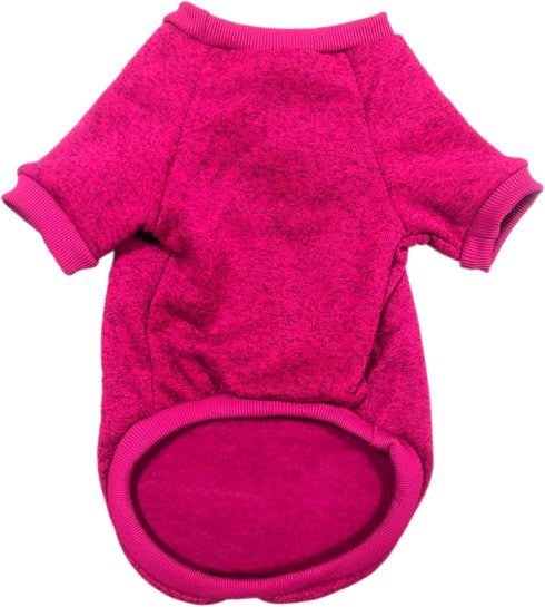 Pet Dog Classic Knitwear Sweater, Warm Winter Coat for Small Dogs (S, Wine Red)