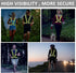 Running Reflective Vest Gear 3 Pack - Adjustable High Visibility Safety Belt Straps for Night Walking