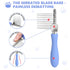 Dematting Comb for Dogs Poodle Doodle, Dual-Sided Rake & Detangling Tool for Long Curly Haired Poodles and Goldendoodles