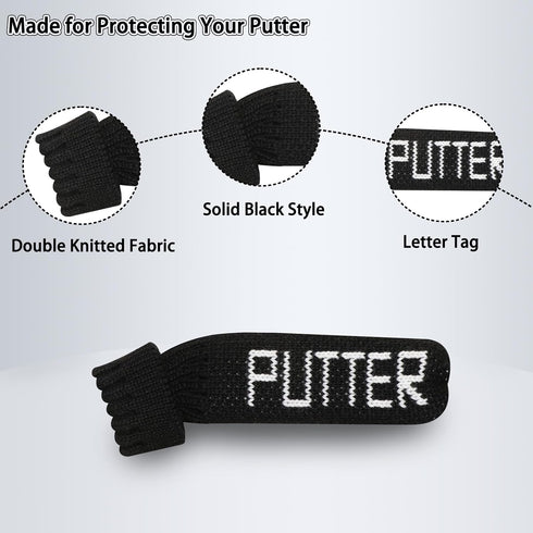 LeFeng Golf Blade Putter Cover – Knitted Ping Putter Head Cover in Premium Lightweight Material