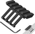 Picatinny Offset Rail Mounts, 3, 4, 5 Slots, 45 Degree Offset Angled Picatinny Weaver Rail Mount, Aluminum Low Profile