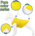 4 Pieces Dog Shirts Pullover - Soft Blank Puppy T-Shirts for Small Dogs, Colorful Solid Summer Clothes