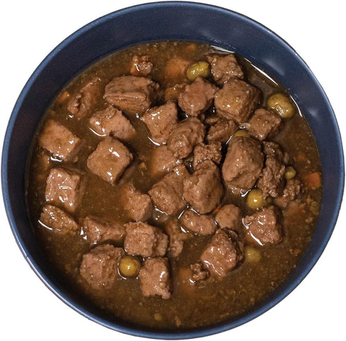 Pack, Country 13.2oz (Pack 12) Amazon Basics Wet Dog Food Variety Stew Flavor and Cuts in Gravy with Beef, Made