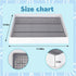 Chinchilla FHTONGE Guinea Pig Litter Box for Cage, Guinea Pigs Litter Pan with Grid, Rectangular Small Amimal Potty