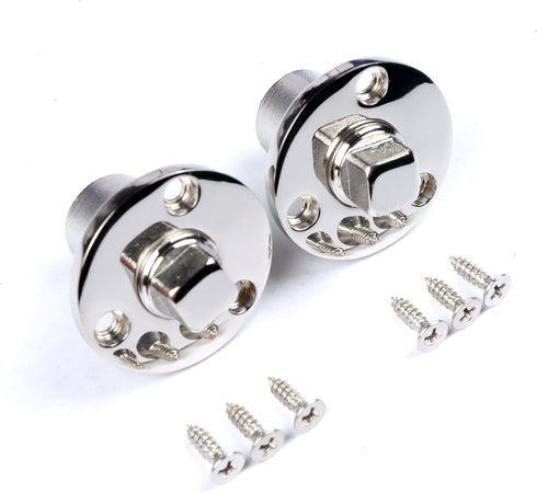 Mxeol Marine Stainless Steel Boat Garboard Drain Plug Kit with Screws