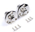 Mxeol Marine Stainless Steel Boat Garboard Drain Plug Kit with Screws