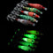 Oxxggkao 5Pcs Squid Jig Lures Blowing Tube, Shrimp-Style, Easy-to-Use Cuttlefish Sleeve Hook Fishing Baits for Anglers