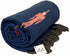 Slate Blue Thunderbird Heavyweight Yoga Blanket or Throw - Made for Yoga