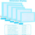 Super Absorbent Waterproof Dog Training Pad - Housebreaking Pet Pad (Blue, 23.6"x35.4", 20PCS)