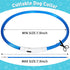 Frienda 4 Pieces Light up Dog Collars USB Rechargeable LED Collar for Dog Adjustable Dog Lights for Night Walking Lighted Dog Collar Necklace for Small to Large Dogs