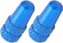 RiToEasysports 2Pcs Aluminium Alloy Bike Valve Stem Accessories for Mountain Bike, Road Bike (Light Blue) and Spare