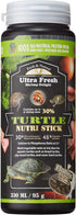 Ultra Fresh Turtle Nutri Stick, Wild Sword Prawn, Calcium & Vitamin D Enriched Turtle Food, 3.35 oz