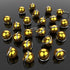 24 Sets Mixed Color Cat Bells for Pet Collar Pendant Accessories for Cats and Dogs