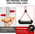 GD Fly Grip Pull Up Handles for Neutral Grip & LAT Pull Down Attachments, Perfect Grips for T-bar Row, Gym Equipment