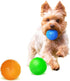 CoCoo 3-Pack Squeaky Dog & Ferret Ball Toys, 2.3", Spikey Rubber Balls for Multi-Pet Homes, Toss Fetch