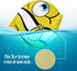 Water Gear Critter Cap - Durable Swimming Cap for Kids, Long-Lasting Toddler Swimming Cap (Yellow Fish)