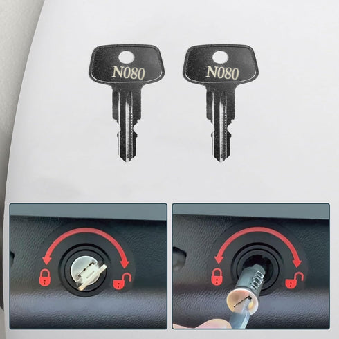 Key for Thule Key Replacement,for Roof Racks, Carriers, Crossbars Key etc,(Codes N080) by Hugexpen
