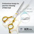 4 1 Dog Grooming Scissors,Chunkers Shears and Thinning Shears with Safety Round Tips, Sharp and Comfortable in Dog