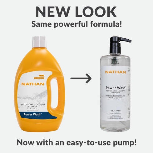 Natural Sport Detergent for Activewear - Nathan Power Wash