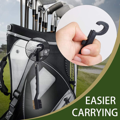 GOLDEAL 5 Pack Golf Club Brush and Club Groove Cleaner Set, Golfing Equipment Accessories for Clubs, Balls, and More