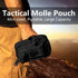 Small Tactical Molle Pouch, Military Waist Pouch EDC with Smartphone Holster for Outdoor Utility Gadget