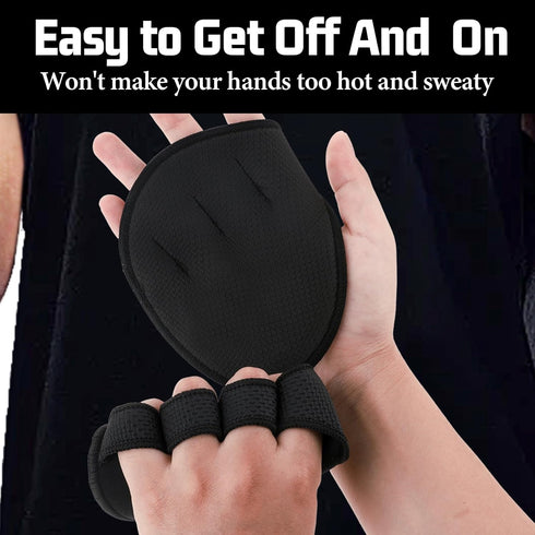 Giantree 1 Pair of Pull Up Gloves, Lifting Gloves, Non Slip Neoprene Pull Up Bar Pads Substitute for Workout Gloves