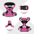 Tuff Pupper Anti Pull Heavy Duty Dog Harness, Easy Walk with Front & Back Leash Clips, Reflective Vest for Small,