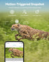 SEHMUA 4G 12X 2K 360 Cellular Trail Cameras, LTE Cellular Security Camera with Hybrid Zoom View Live Video, Unlimited